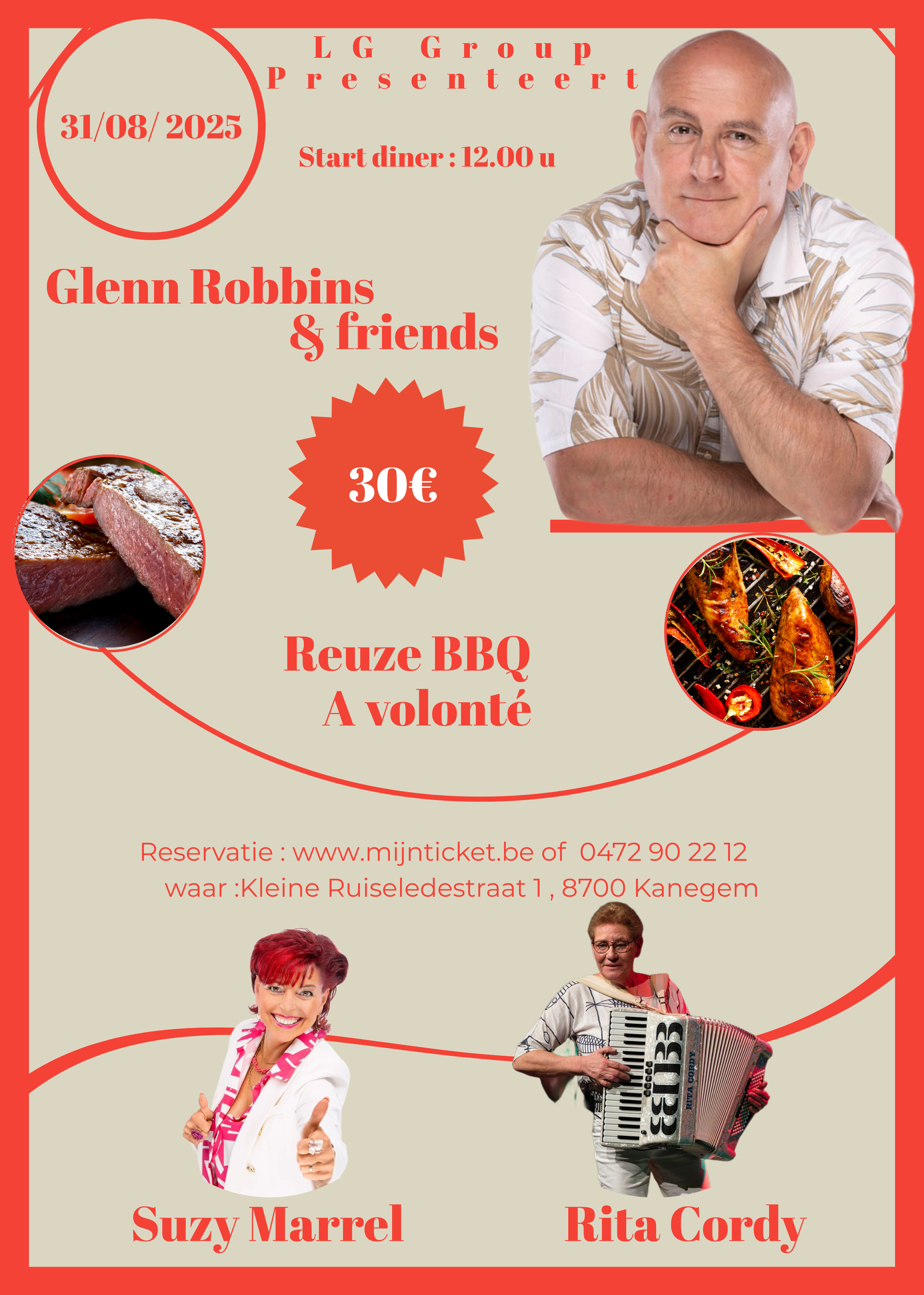 Reuze BBQ met optredens